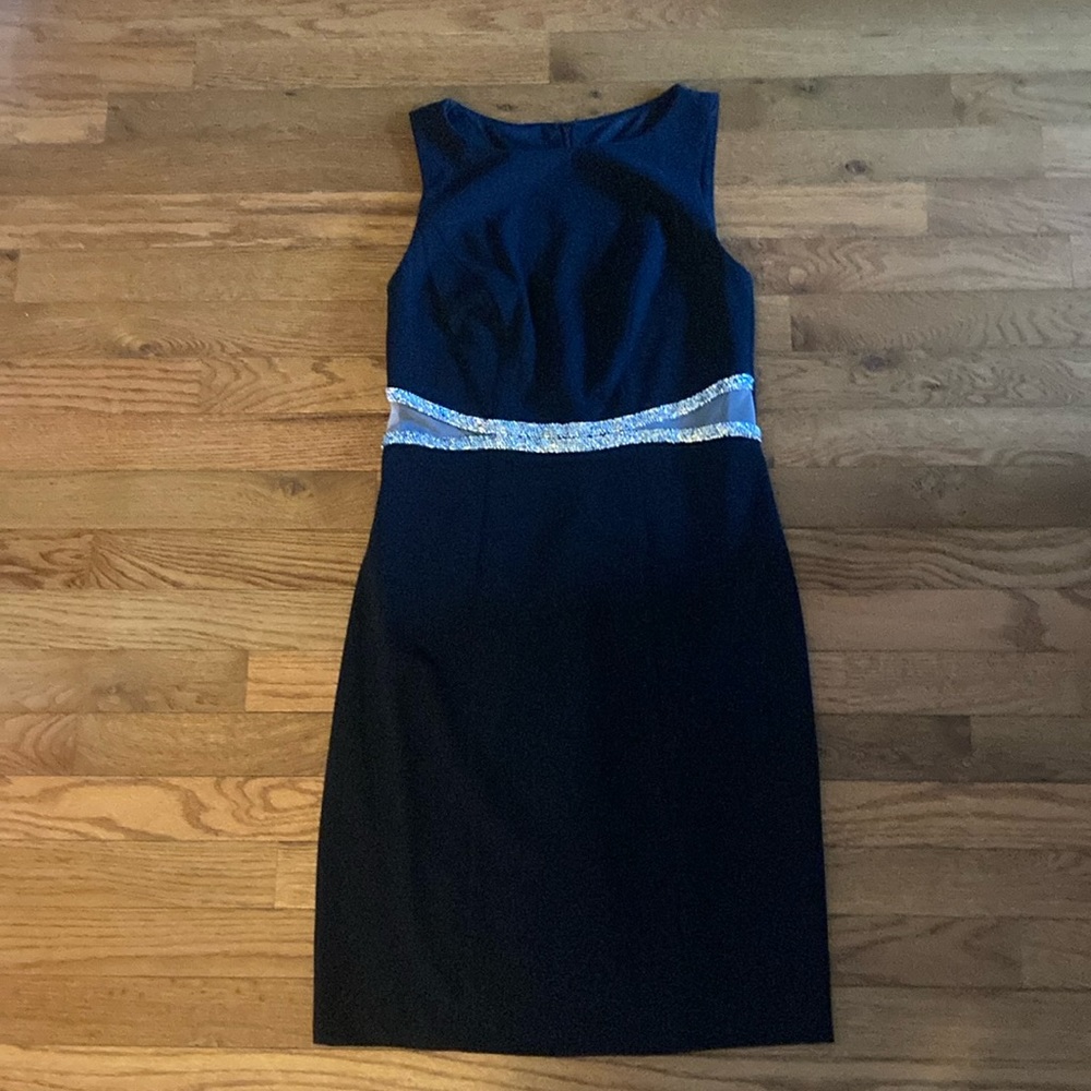 DECODE BLACK DRESS SEQUINED WASIT SIZE 2